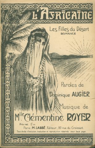 L'Africaine. Les filles du désert, romance, M. Labbé Editeur .